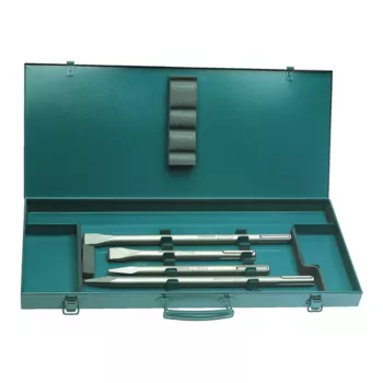 Makita plokščių ir smailių kaltų rinkinys 4 vnt. 24 mm SDS-Max ilgis 280 mm, 400 mm, skirtas Makita DHR243, DHR243