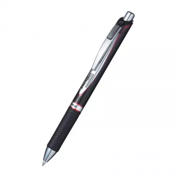 Pentel EnerGel gelinis rašiklis 0,35 mm raudonas, dokumentams atsparus