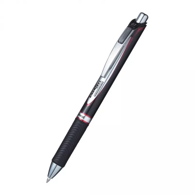 Pentel EnerGel gelinis rašiklis 0,35 mm raudonas, dokumentams atsparus