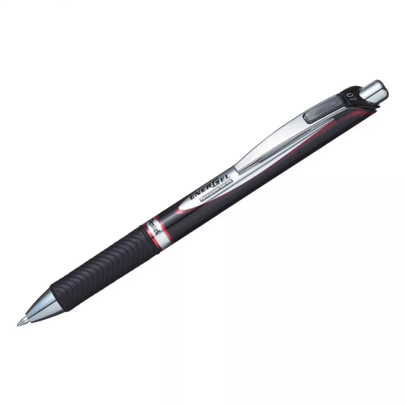 Pentel EnerGel gelinis rašiklis 0,35 mm raudonas, dokumentams atsparus