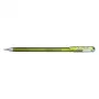 Pentel Hybrid Dual Metallic gelinis rašiklis – auksinis – 1,0 mm – su dangteliu
