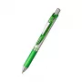 Pentel EnerGel Xm užtraukiamas gelinis rašiklis – žalias – 0,35 mm – sidabriniai akcentai