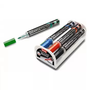 Pentel Maxiflo Flex-Feel Whiteboard Marker MWL5SBF-CX mėlynas