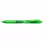 Pentel EnerGel X rašiklis, gelinis, ištraukiamas, laimo spalvos, 0,7 mm, vidutinis antgalis, tinka dešiniarankiams ir kairiarankiams