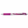 Pentel Energel BL77 įtraukiamas gelinis rašiklis - rašalo spalva: purpurinė - 0,7 mm - vidutinis smaigalys - sidabriniai akcentai