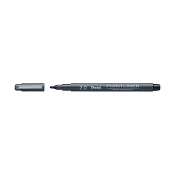Pentel Arts Calligraphy Marker Pigment 2 mm Black