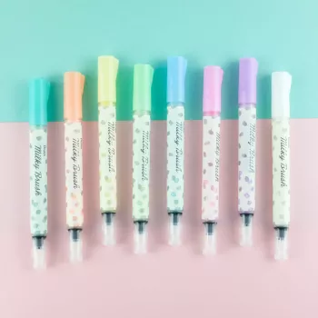 Pentel Milky Brush rašiklis, baltas