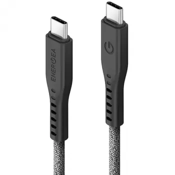 ENERGEA Flow USB-C į USB-C laidas 1,5 m Juodas 240W 5A PD Greitasis Įkrovimas