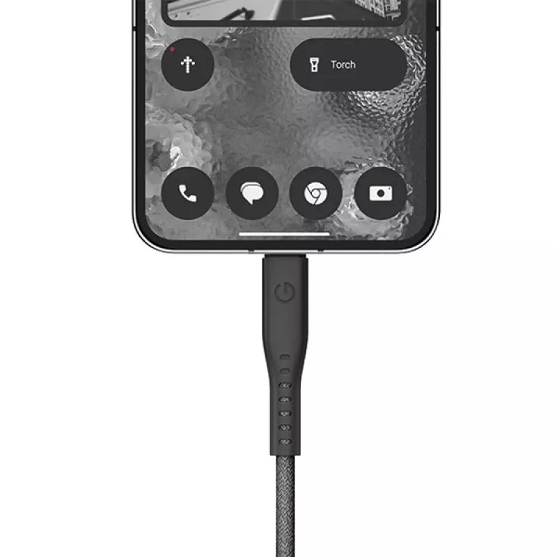 ENERGEA Flow USB-C į USB-C laidas 1,5 m Juodas 240W 5A PD Greitasis Įkrovimas