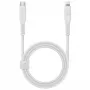 ENERGEA Flow USB-C to Lightning kabelis 1,5 m baltas 60 W 3 A PD greitasis įkrovimas MFi