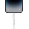 ENERGEA Flow USB-C to Lightning kabelis 1,5 m baltas 60 W 3 A PD greitasis įkrovimas MFi