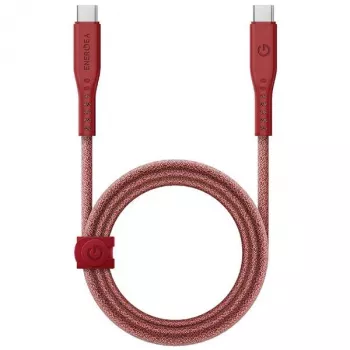 ENERGEA Flow USB-C į USB-C laidas 1,5 m Raudonas 240W 5A PD Greitasis Įkrovimas