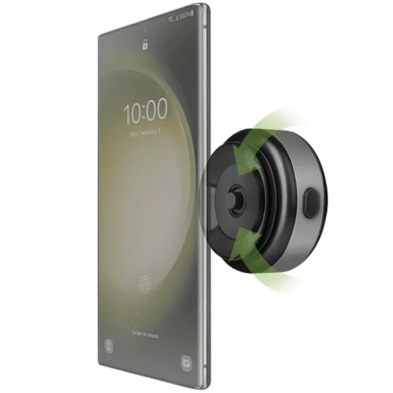 ENERGEA Universal Inductive AirLock automobilinis laikiklis su belaidžiu įkrovimu, juodas