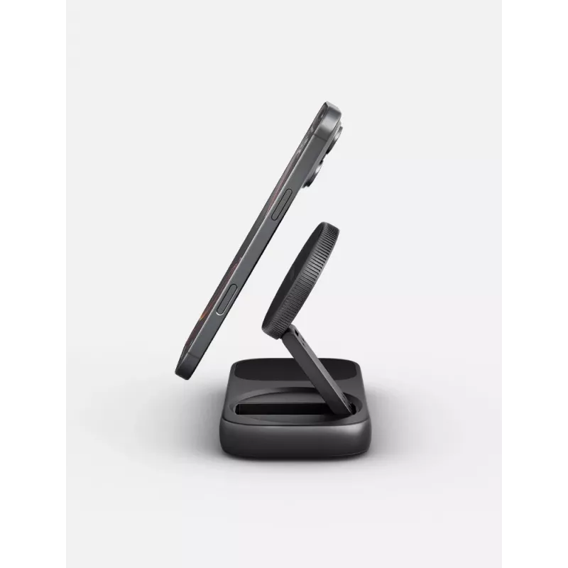 ENERGEA WiDock Plus 7-in-1 USB-C 3.1 Docking Station with Qi2 Wireless Charging, Graphite