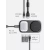 ENERGEA WiDock Plus 7-in-1 USB-C 3.1 Docking Station with Qi2 Wireless Charging, Graphite