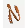 ENERGEA Sheath Key 2-in-1 USB-C to USB-C/USB-A Cable 15cm Orange