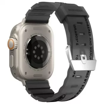 SKINARMA Shokku Watch Strap for Apple Watch 49/46/45/44mm - Smoke
