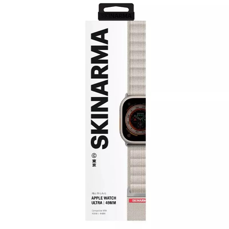 Skinarma Kobu Apple Watch Strap 49/46/45/44mm Ivory