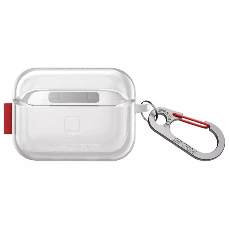 SKINARMA Saido Protective Case for Apple AirPods Pro 2nd Generation, Transparent