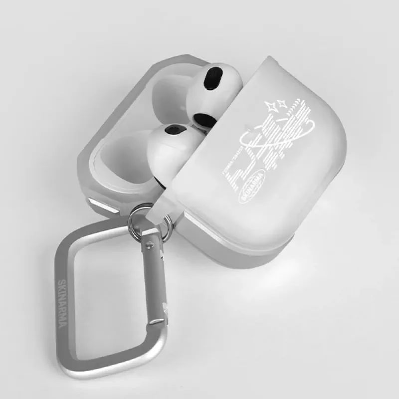 Skinarma Kinzoku Case for AirPods Pro 2nd Generation - Frost (Translucent)