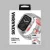 SKINARMA Saido 2-in-1 Case and Strap for Apple Watch 45/44mm, Clear/Transparent