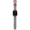 Skinarma Saido 2-in-1 Strap & Case, Apple Watch 45/44mm, Smoke