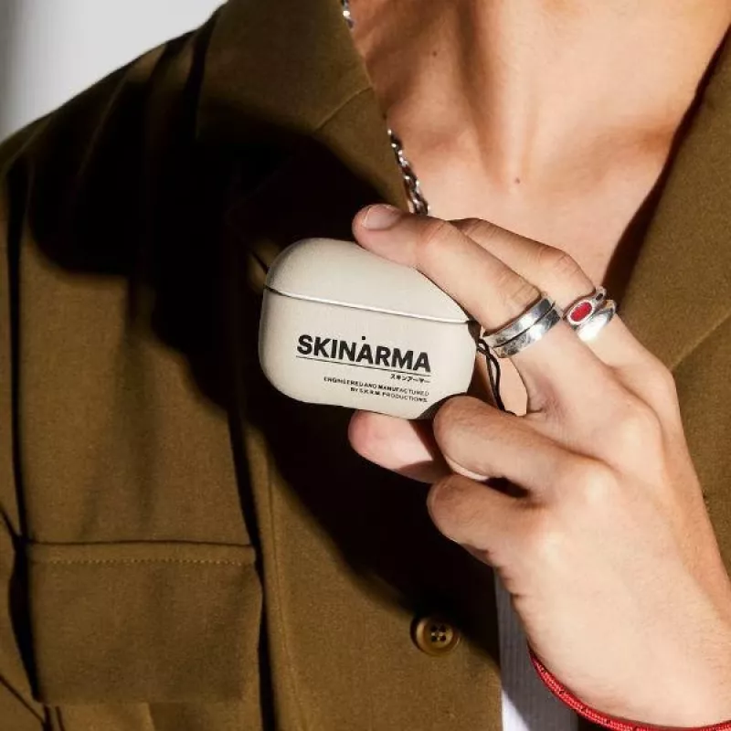 Skinarma Spunk Dėklas, skirtas AirPods Pro 2nd Generation – Pewter Green