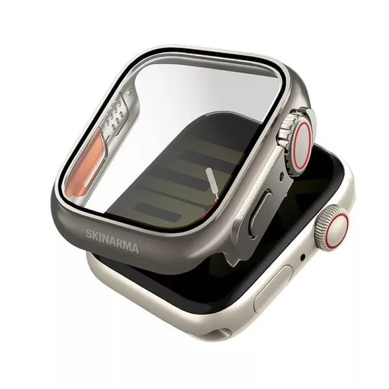 Skinarma Gado Pro dėklas Apple Watch 44 mm, Titanium