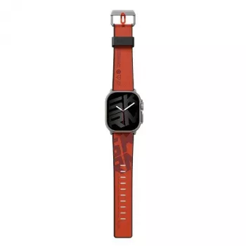 Skinarma Spunk Apple Watch dirželis 49 mm oranžinis