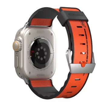 Skinarma Spunk Apple Watch dirželis 49 mm oranžinis