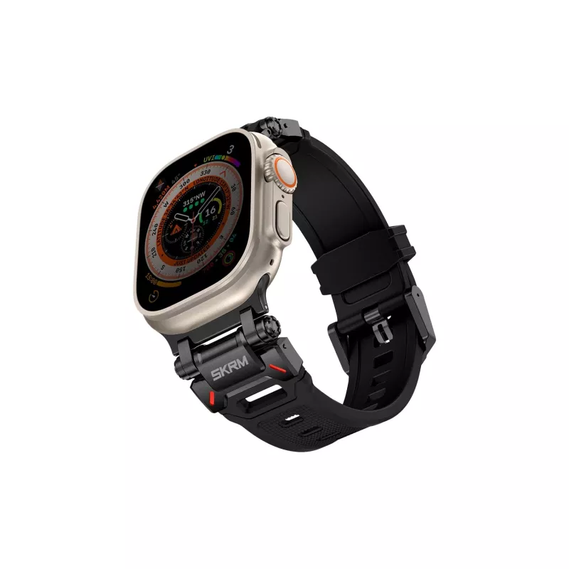 Skinarma Titon Apple Watch Ultra 49mm Strap Black