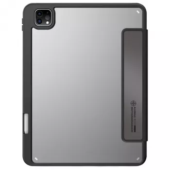 Skinarma Kira Kobai Folio Case, skirta iPad Pro 11 inch M4 2024 / M5 2025, Gunmetal