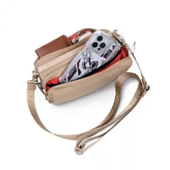 SKINARMA Juno Khaki Phone Sling Bag – Premium Nylon Crossbody Organizer
