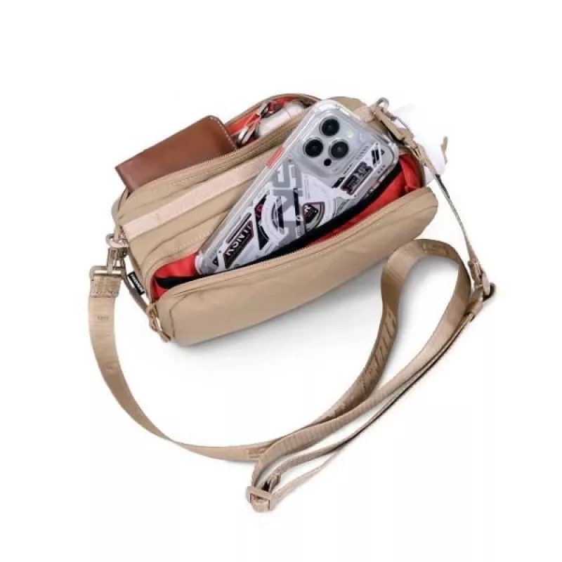 SKINARMA Juno Khaki Phone Sling Bag – Premium Nylon Crossbody Organizer