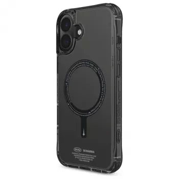 SKINARMA Saido Dėklas, skirtas Apple iPhone 16 6,1 colio, magnetinis įkrovimas, juodas