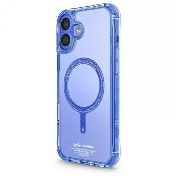 SKINARMA Saido Dėklas, skirtas „Apple iPhone 16“ 6,1 colio, magnetinis įkrovimas, mėlynas