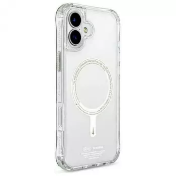 SKINARMA Saido Dėklas, skirtas iPhone 16 6,1 colio, magnetinis įkrovimas, žalias (Niteglow)