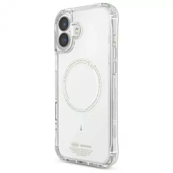 SKINARMA Saido Dėklas, skirtas iPhone 16 6,1 colio, magnetinis įkrovimas, žalias (Niteglow)