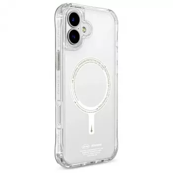 SKINARMA Saido Dėklas, skirtas iPhone 16 Plus 6,7 colio, su magnetiniu įkrovimu, žalias (Niteglow)