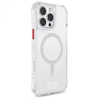 SKINARMA Saido Dėklas, skirtas iPhone 16 Pro 6,3 colio, magnetinis įkrovimas, permatomas