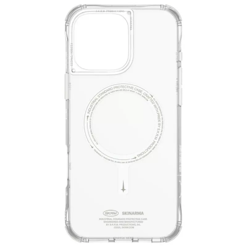 Skinarma Saido iPhone 16 Pro 6.3 colio magnetinis įkrovimo dėklas Žalias (Niteglow)