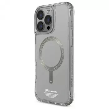 Skinarma Saido Dėklas, skirtas iPhone 16 Pro 6,3 colio, su magnetiniu įkrovimu, titano spalvos