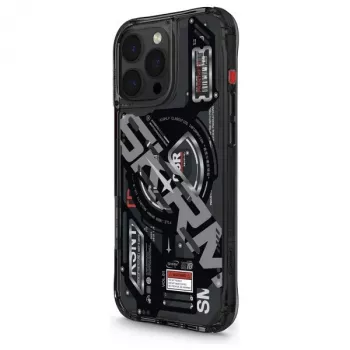 Skinarma Ekho Case, skirta iPhone 16 Pro 6,3 colio, magnetinis įkrovimas, juoda