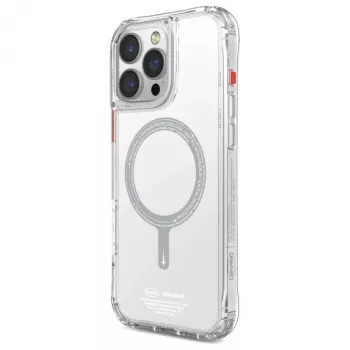 SKINARMA Saido Magnetic Charging Case, skirta iPhone 16 Pro Max 6,9 colio, skaidri