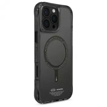 Skinarma Saido Dėklas, skirtas iPhone 16 Pro Max 6,9 colio, magnetinis įkrovimas, juodas