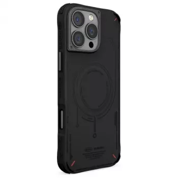 SKINARMA Mecha Dėklas, skirtas Apple iPhone 16 Pro Max 6,9 col., su magnetiniu įkrovimu, juodas