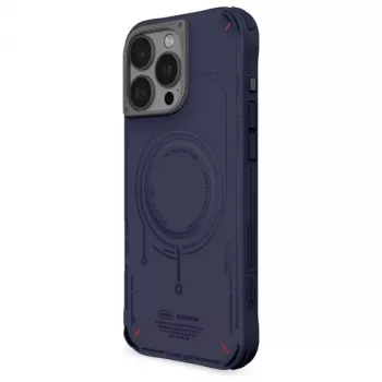 Skinarma Mecha Dėklas, skirtas Apple iPhone 16 Pro Max 6,9 colio, su magnetiniu įkrovimu, tamsiai mėlynas
