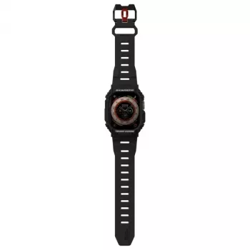 Skinarma Mecha 2in1 Apsauginis Dėklas ir Dirželis Apple Watch Ultra 49mm – Juodas