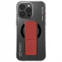 Skinarma Axon Dėklas, skirtas iPhone 16 Pro 6,3 colio, su magnetiniu įkrovimu ir rankenos stovu, juodas