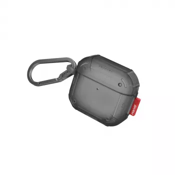 SKINARMA Mecha CE Dėklas, skirtas AirPods 4 - Smoke